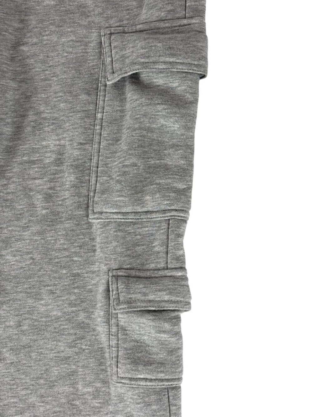 Fourteen Twelve Y2K Gray Wide Leg Cargo Sweatpants Oversized Baggy Lounge Size M - Picture 4 of 16